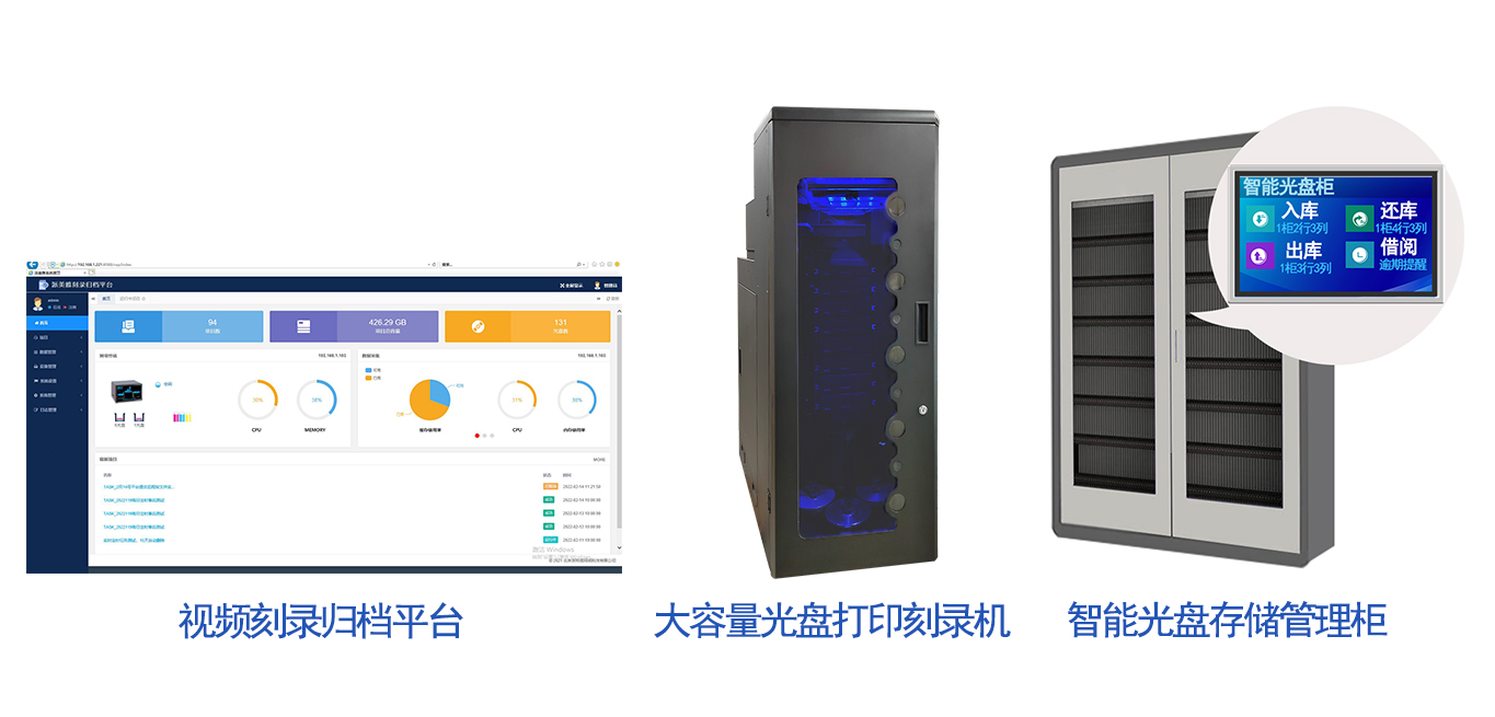 派美雅視頻刻錄歸檔平臺配置產品